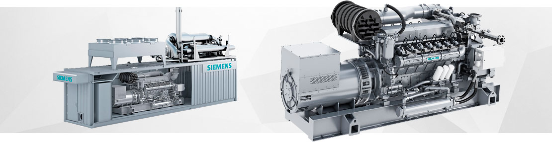 Газопоршневые электростанции Siemens Engines